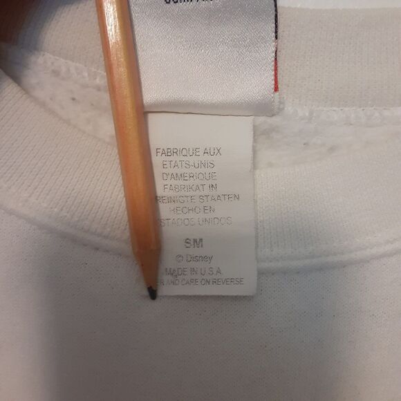 Vtg 90s USA Made Mickey Inc Sweatshirt S Walt Disney World Distressed Crewneck - Picture 4 of 11